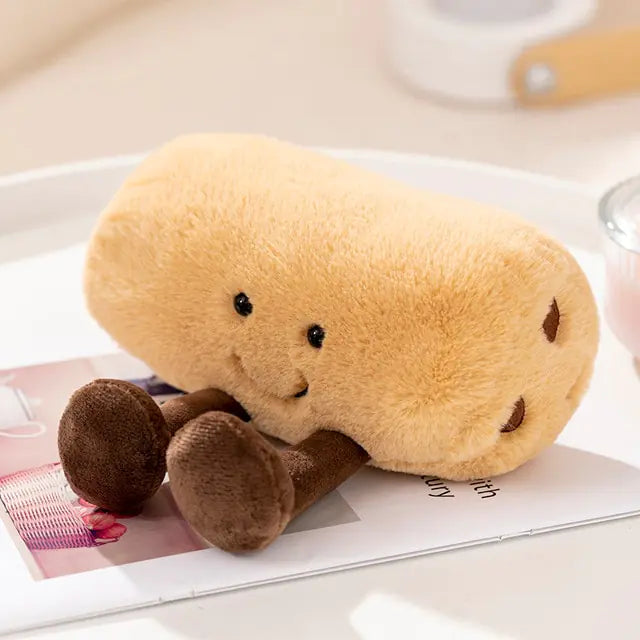 Cartoon Figure Bread Plush Toy Aura Restored