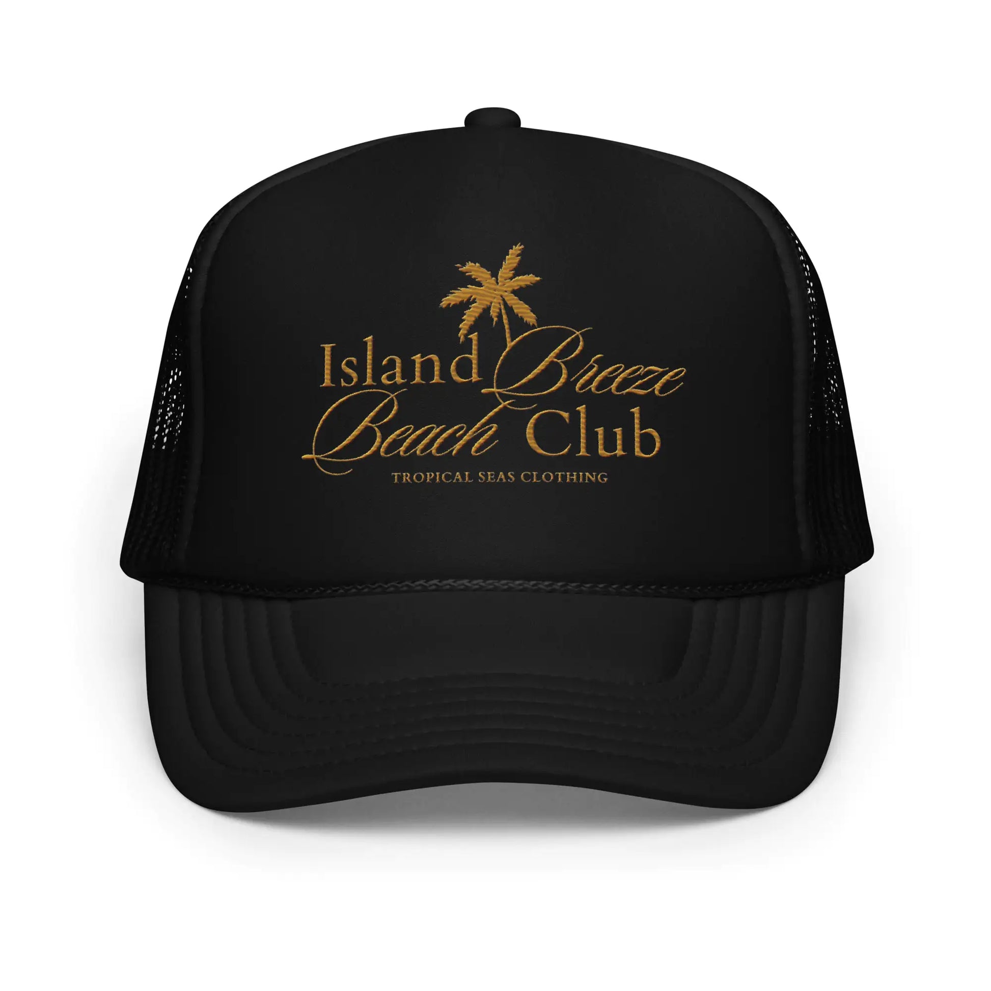 Foam Island Breeze Beach Club trucker hat Aura Restored