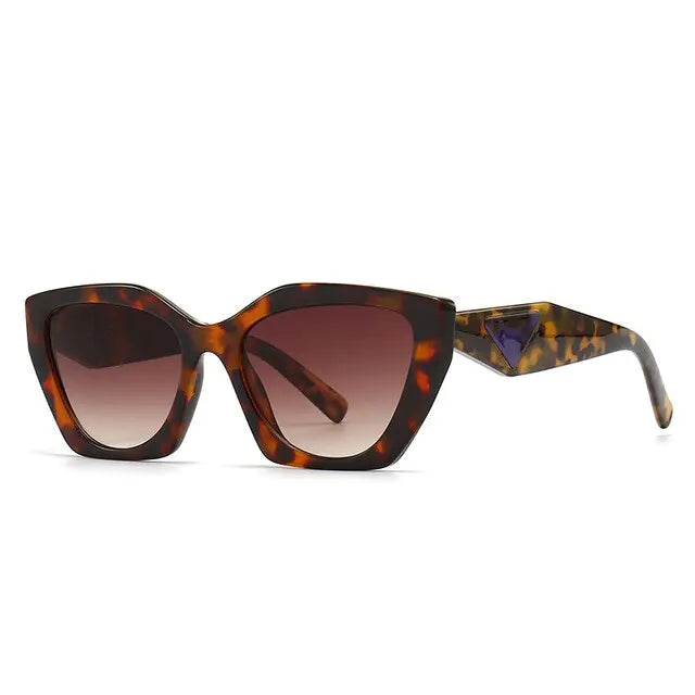 Woah!!! Retro Rectangular Cat Eye Sunglasses Aura Restored