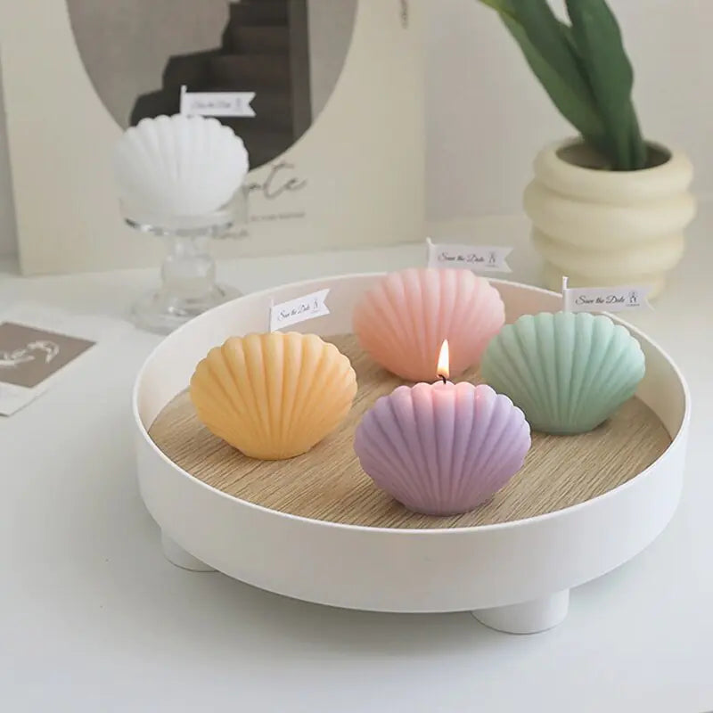 RG40 Collection Shell Scented Aromatherapy Candles Aura Restored