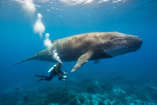 scuba diving with sperm whales