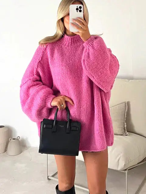 9DF Knitted Oversized Sweater Aura Restored