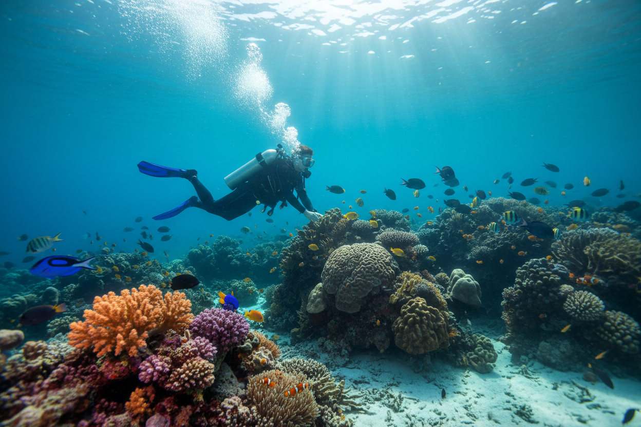 tropical scuba diving