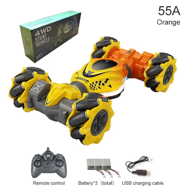 4WD RC Stunt Car 2.4G Radio Remote Control Aura Restored