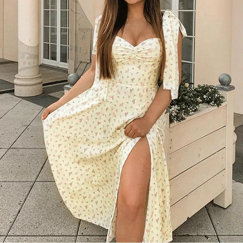 9DF Summer Bandage Sundress Aura Restored