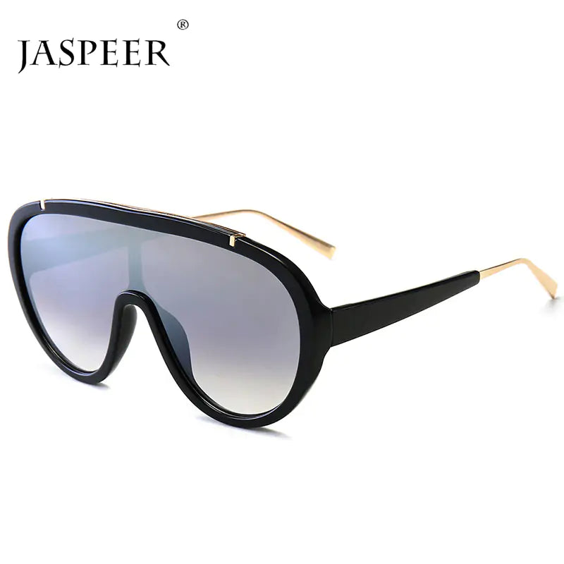 Kryssable Collection Jaspeer UV400 Oversized Sunglasses Aura Restored