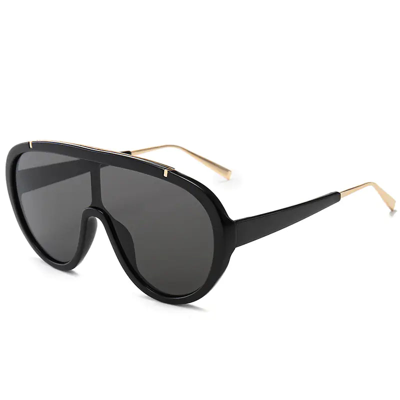 Kryssable Collection Jaspeer UV400 Oversized Sunglasses Aura Restored