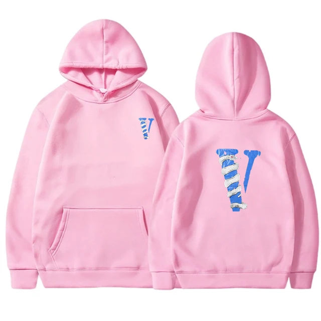 Pink Collection Casual Hoodies Aura Restored