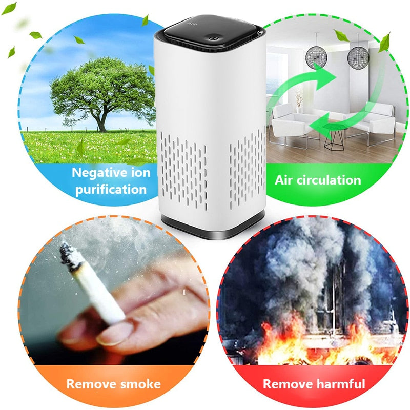 TAA Home Air Cleaner HEPA Filters Aura Restored