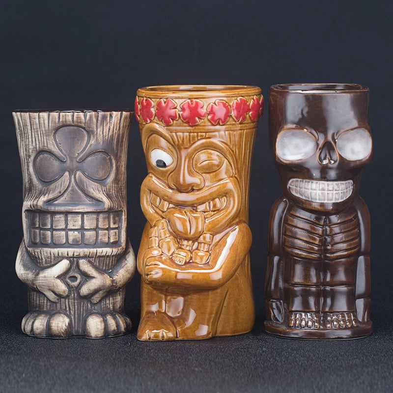 Whoa!!! Hawaii Ceramic Tiki Mugs Aura Restored