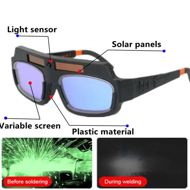 Aura Welding Auto-Darkening Anti-Glare Goggles Aura Restored