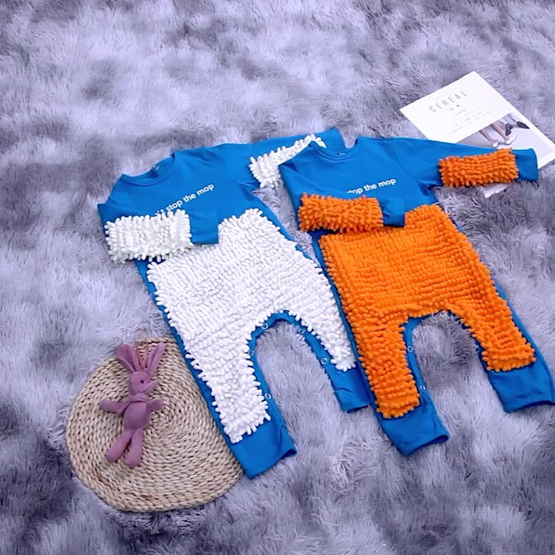 For the Kids Baby Mop Romper Aura Restored