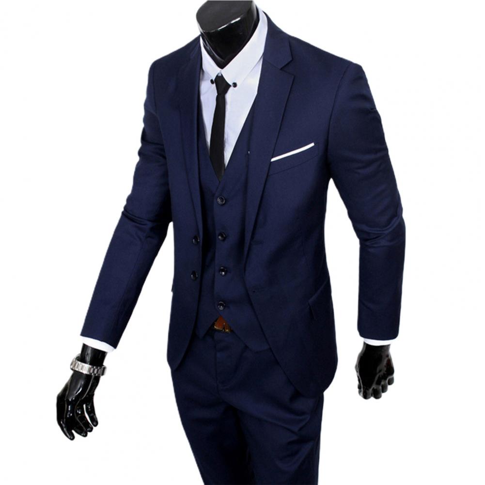 Gideon Collection Victor Apex Men's Classic Business Suit Aura Restored