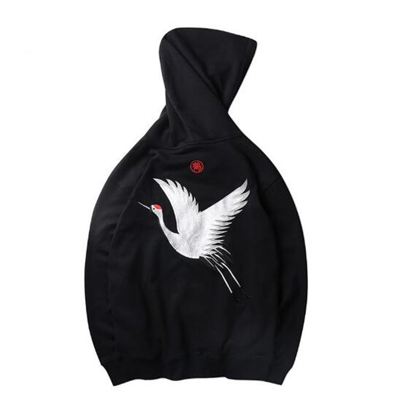 Gideon Collection Crane Graphic Hoodies Aura Restored