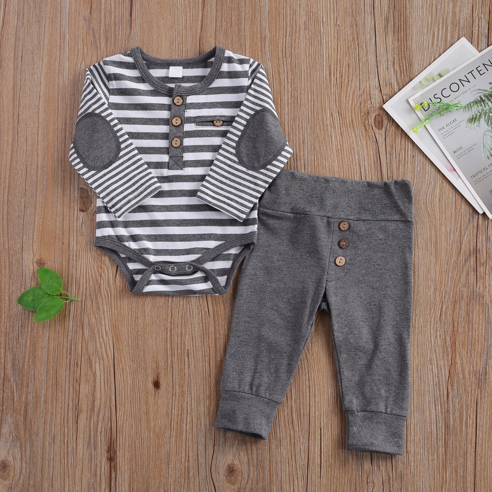 Baby Aura Pudcoco 2Pcs Toddler Casual Suit Aura Restored