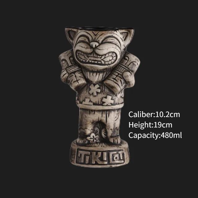 Whoa!!! Hawaii Ceramic Tiki Mugs Aura Restored