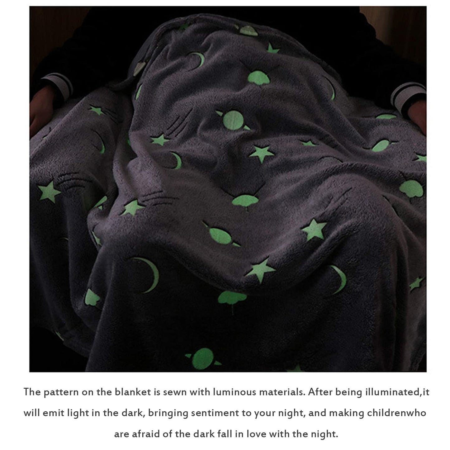 TAA Glow in the Dark Throw Blanket Aura Restored