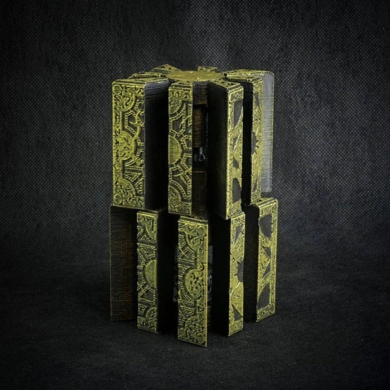 Replica Hellraiser Moveable Puzzle Box Aura Restored