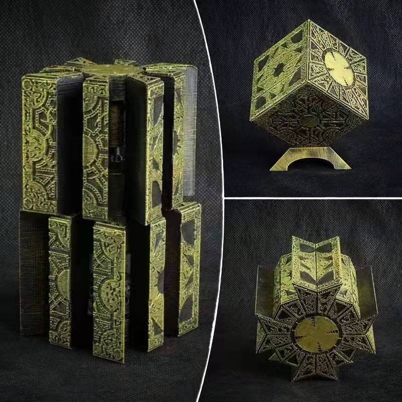 Replica Hellraiser Moveable Puzzle Box Aura Restored