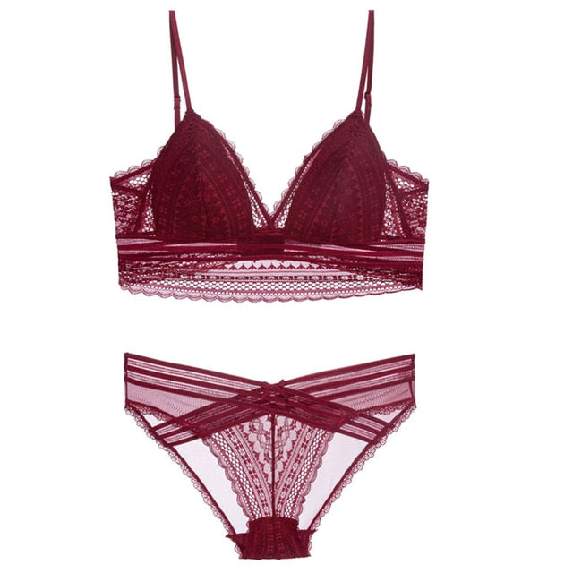 Cinoon French Sexy Lace Underwear Set Aura Restored