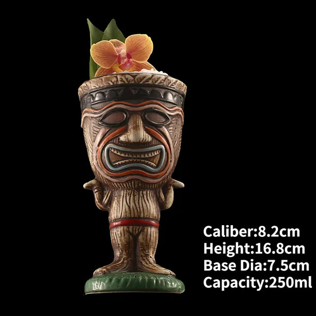 Whoa!!! Hawaii Ceramic Tiki Mugs Aura Restored