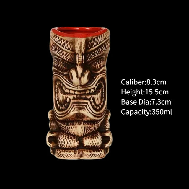 Whoa!!! Hawaii Ceramic Tiki Mugs Aura Restored