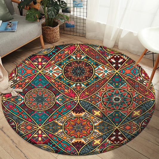 TAA Mandala-Style Rug Kryssable Collection Aura Restored