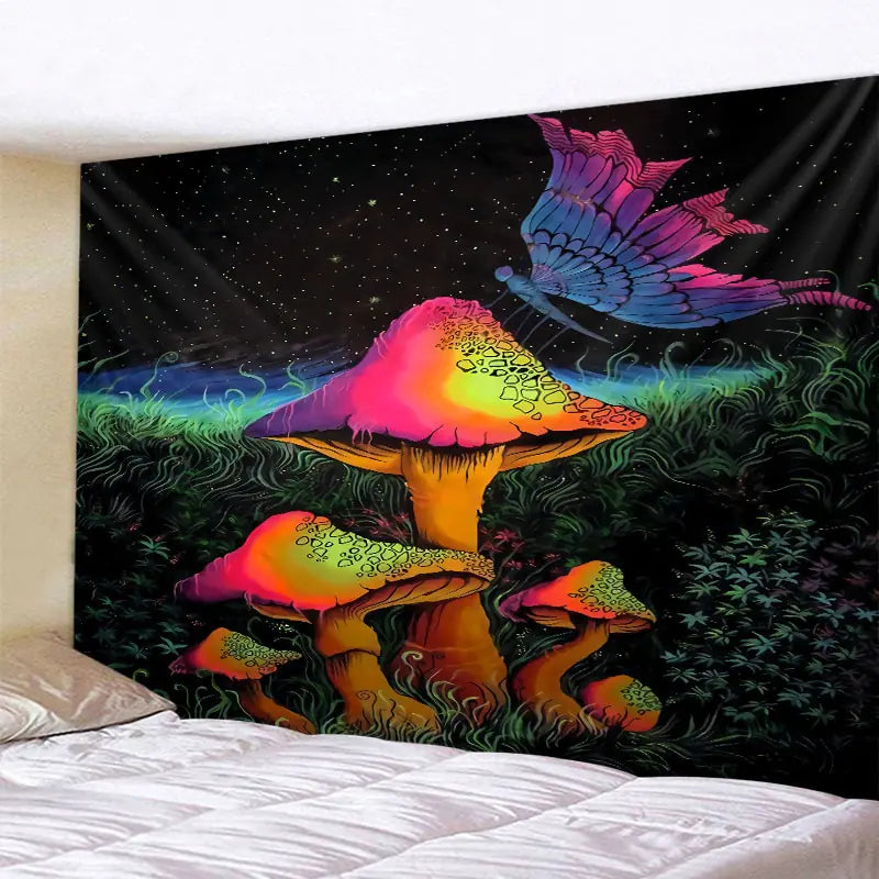 Dro 3D Fantasy Colorful Art Tapestry Aura Restored