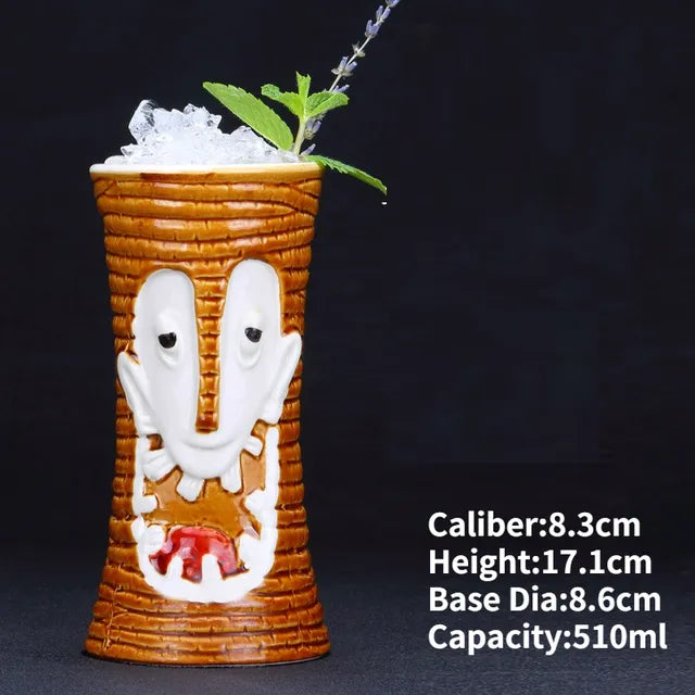 Whoa!!! Hawaii Ceramic Tiki Mugs Aura Restored