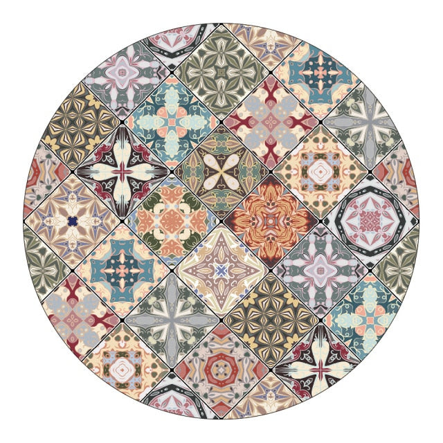 TAA Mandala-Style Rug Kryssable Collection Aura Restored