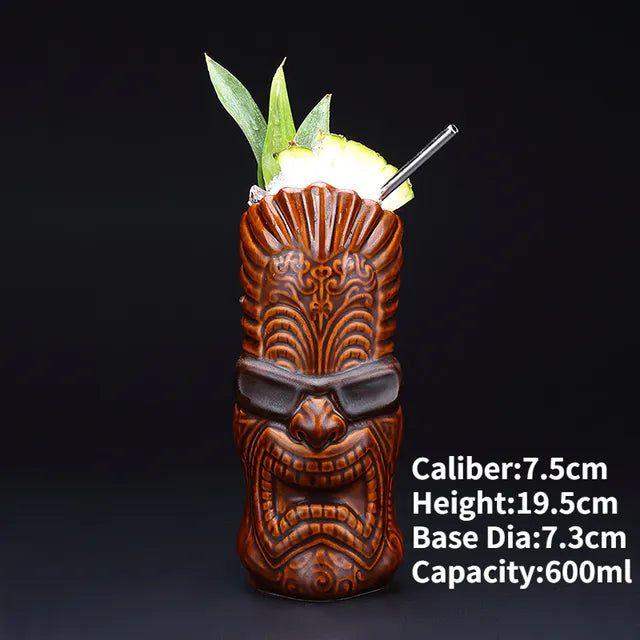 Whoa!!! Hawaii Ceramic Tiki Mugs Aura Restored