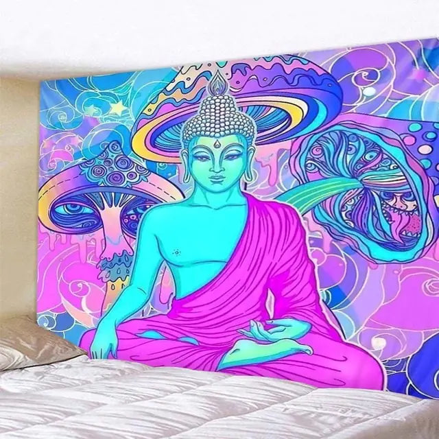 Dro 3D Fantasy Colorful Art Tapestry Aura Restored