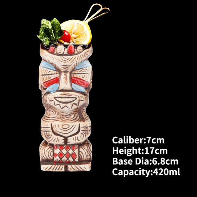 Whoa!!! Hawaii Ceramic Tiki Mugs Aura Restored