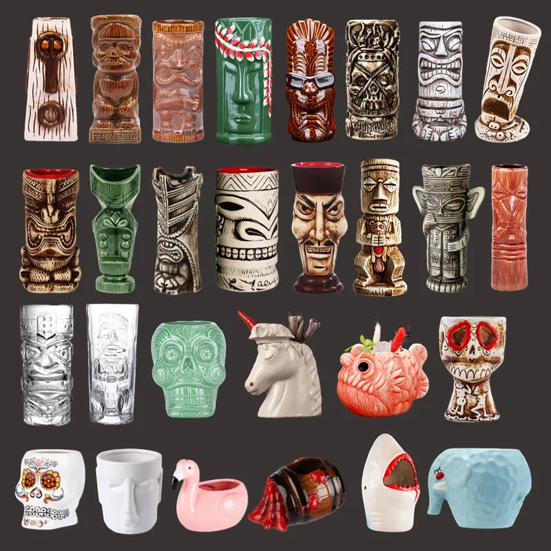 Whoa!!! Hawaii Ceramic Tiki Mugs Aura Restored