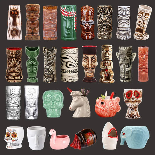 Whoa!!! Hawaii Ceramic Tiki Mugs Aura Restored