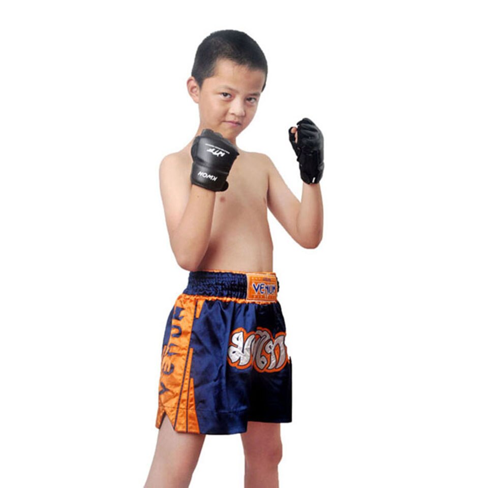 Athletic Aura Half Finger Kids Children Karate Boxing Gloves Aura Restored