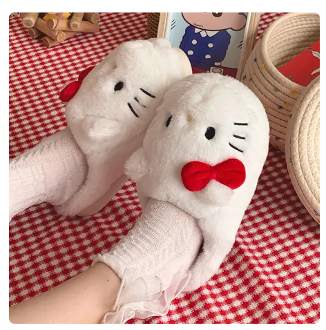 Woah!!! Collection Plush Slippers Aura Restored