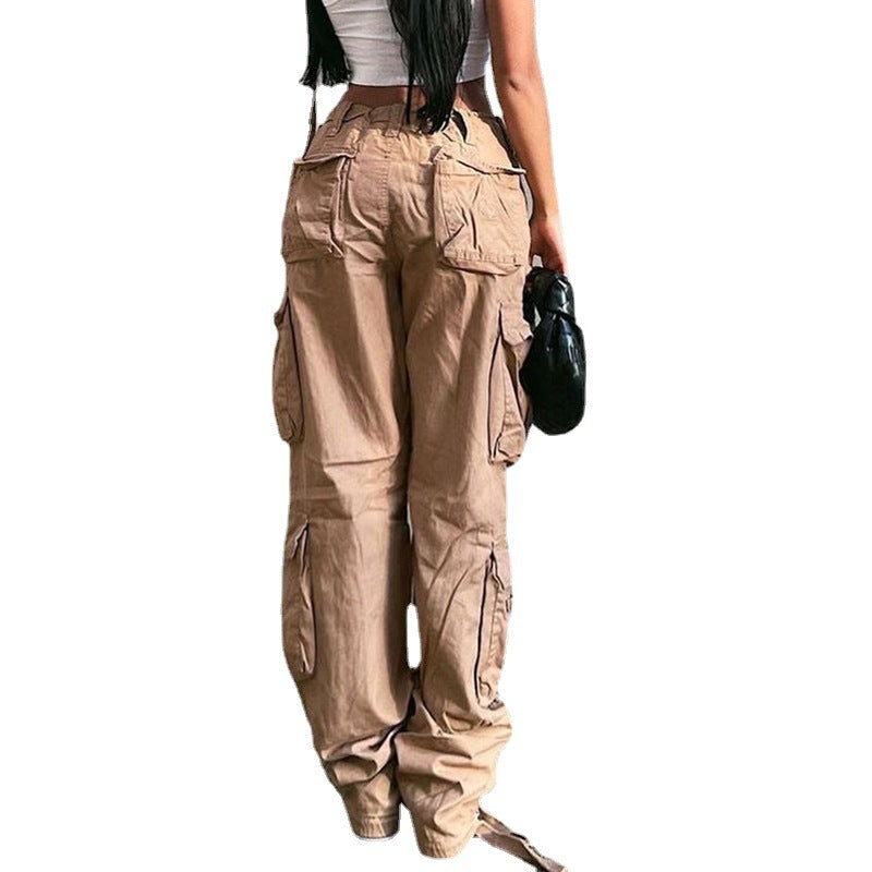 Cosmo Aura Cargo Solid Baggy Pants Aura Restored