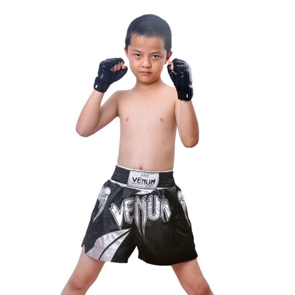 Athletic Aura Half Finger Kids Children Karate Boxing Gloves Aura Restored