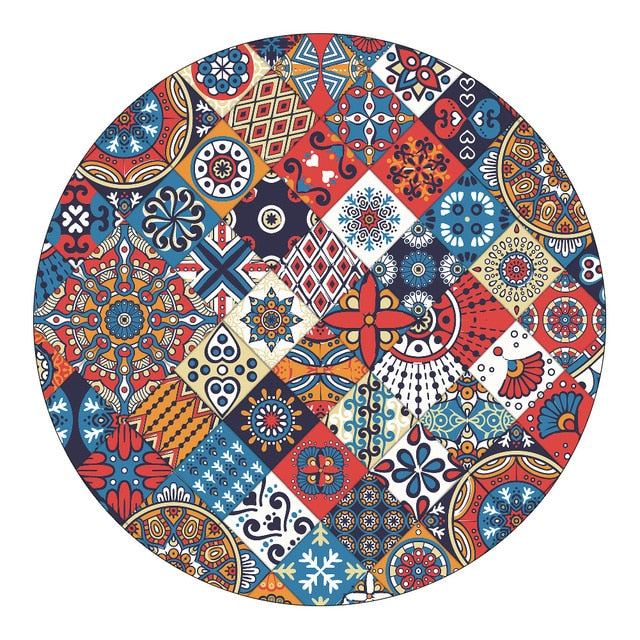 TAA Mandala-Style Rug Kryssable Collection Aura Restored