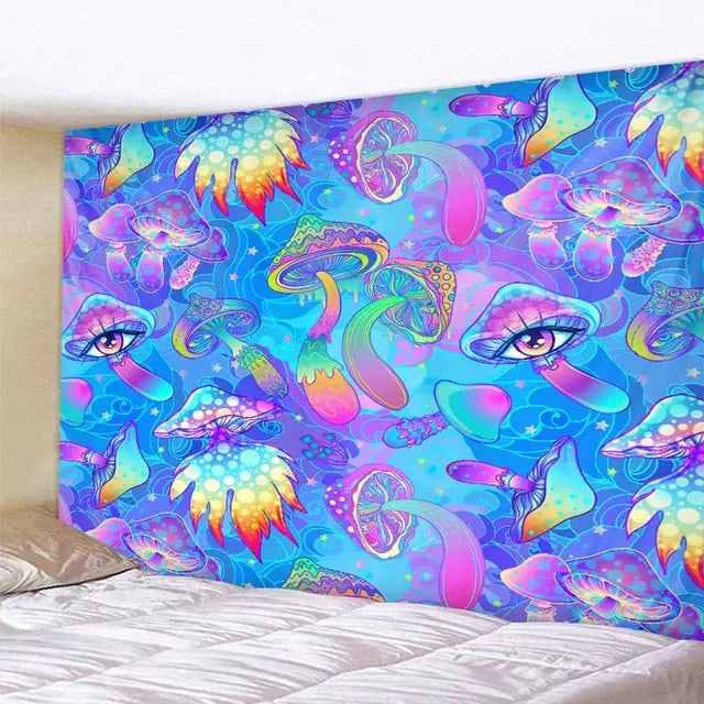 Dro 3D Fantasy Colorful Art Tapestry Aura Restored