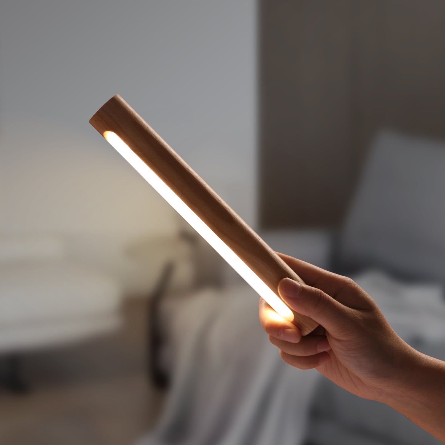 The Department Minimalist Wooden Desk Lamp Aura Restored