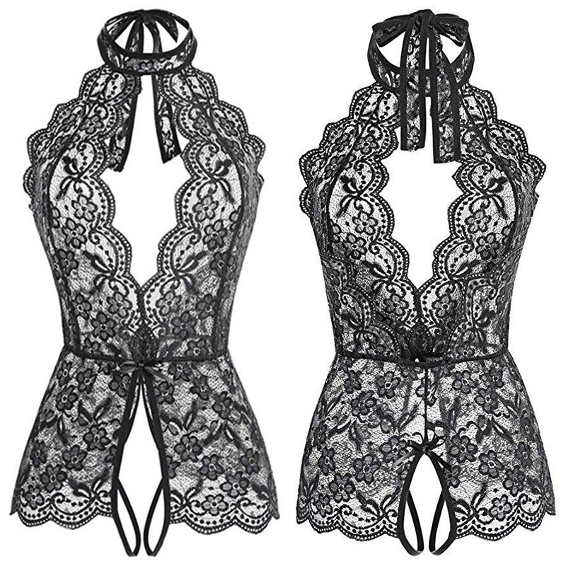 Deluce Teddy Erotic Lace Lingerie Aura Restored