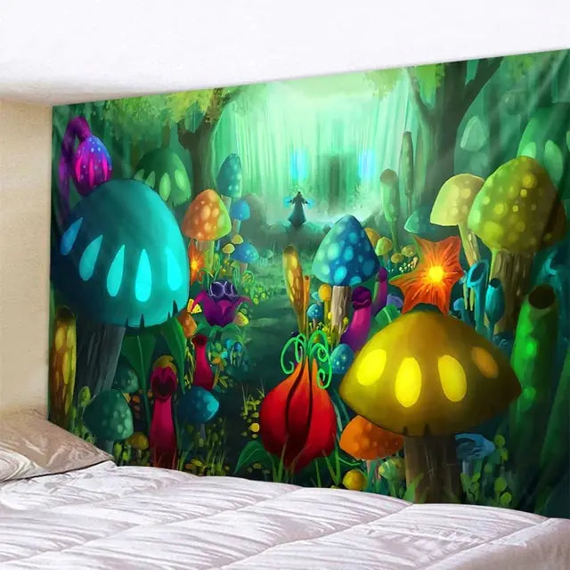 Dro 3D Fantasy Colorful Art Tapestry Aura Restored