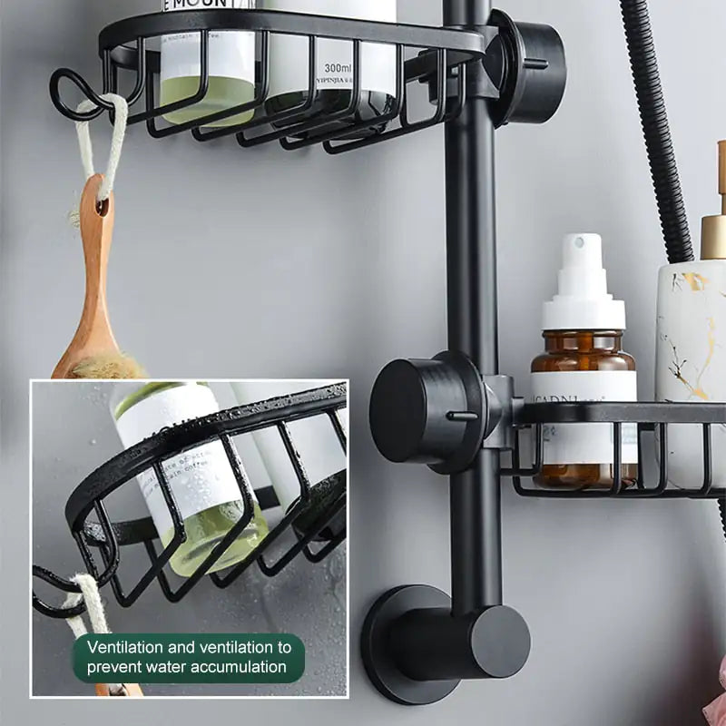 TAA Bathroom Shelves Organizer Rack Aura Restored