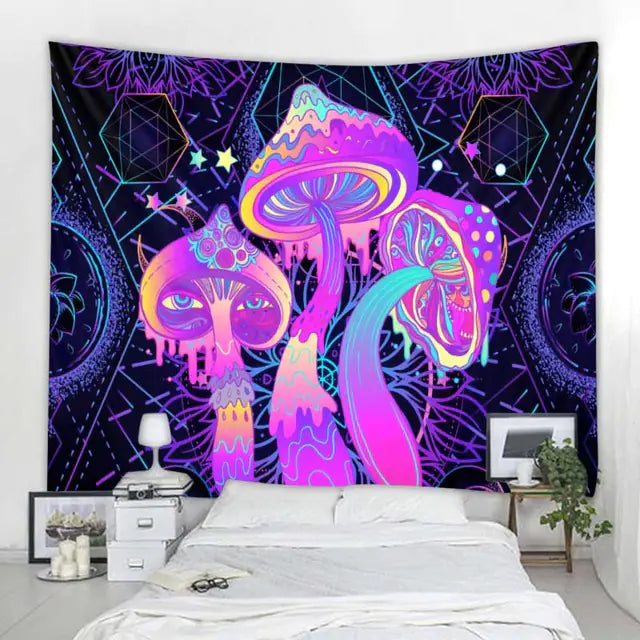 Dro 3D Fantasy Colorful Art Tapestry Aura Restored