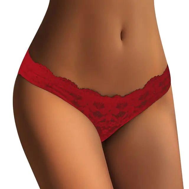 Deluce Exotic Lace Open Crotch Panties Aura Restored