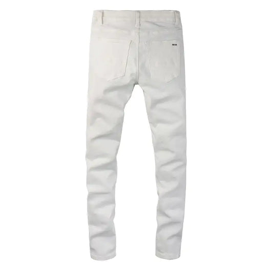 Guy Aura White Bandana Jeans Aura Restored