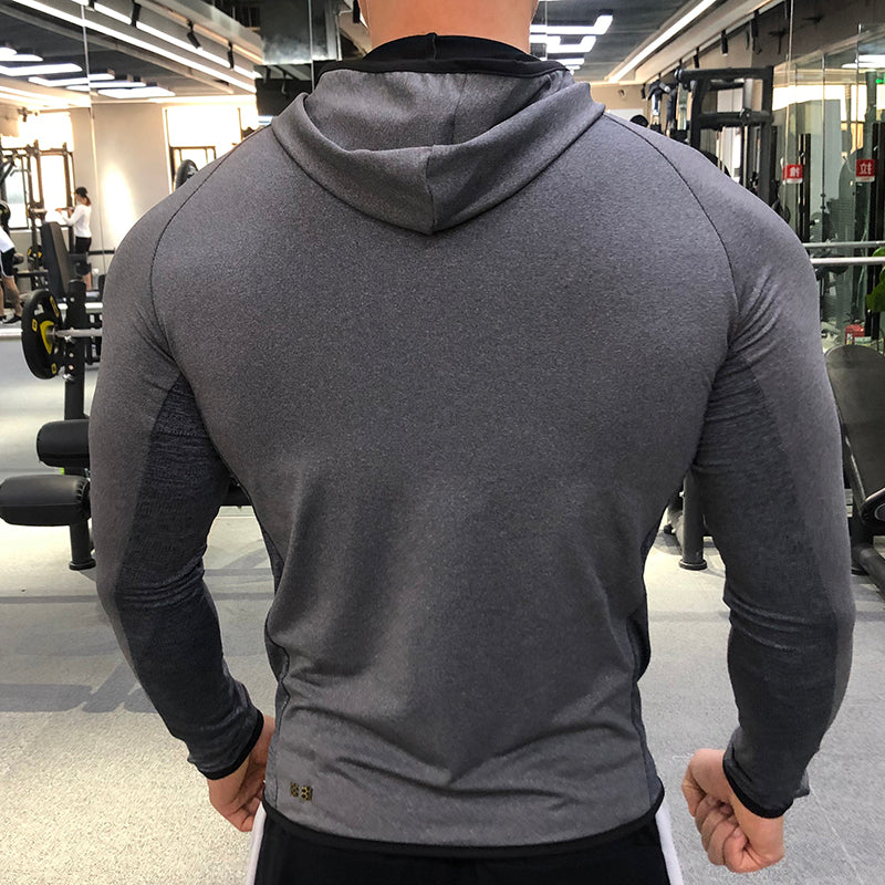 Push it fitness Men Sports Hoodie Aura Restored