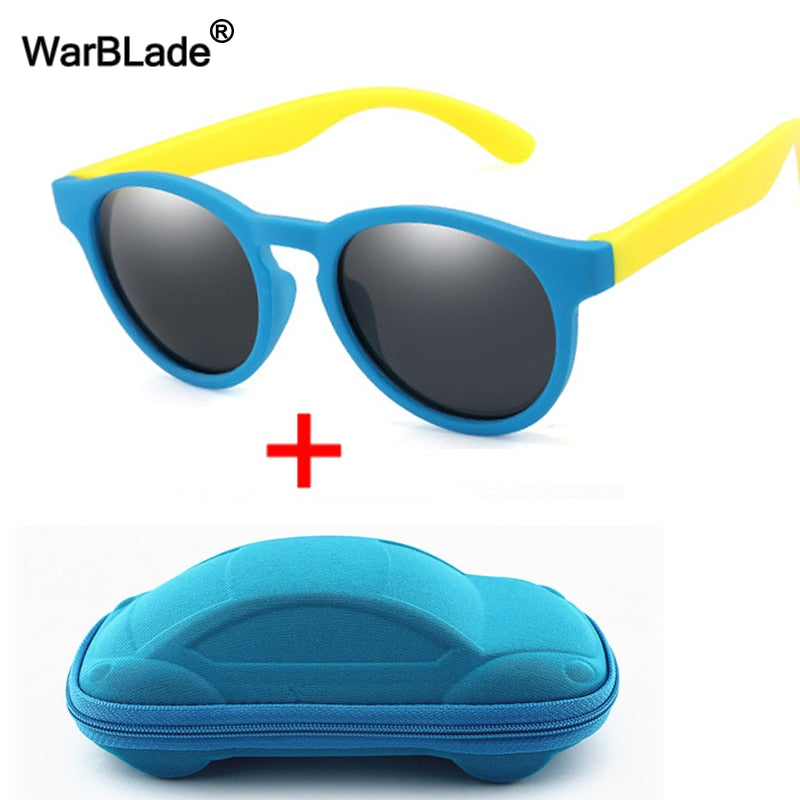 Kids Polarized Round Sunglasses Aura Restored